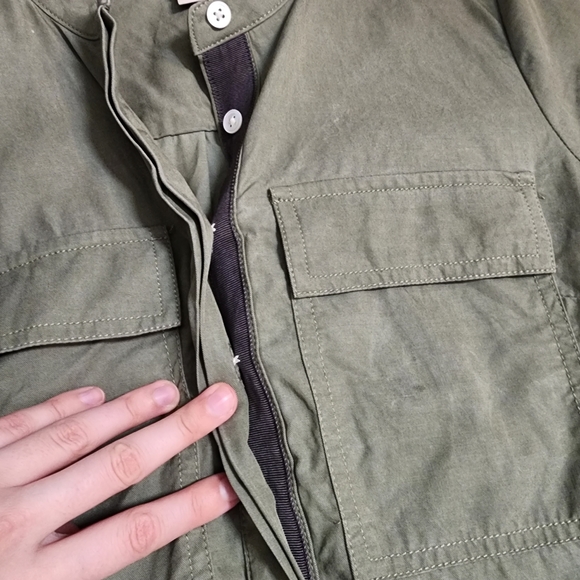 J.Crew cotton lyocell lightweight dress, sage green, khaki color - Picture 7 of 8